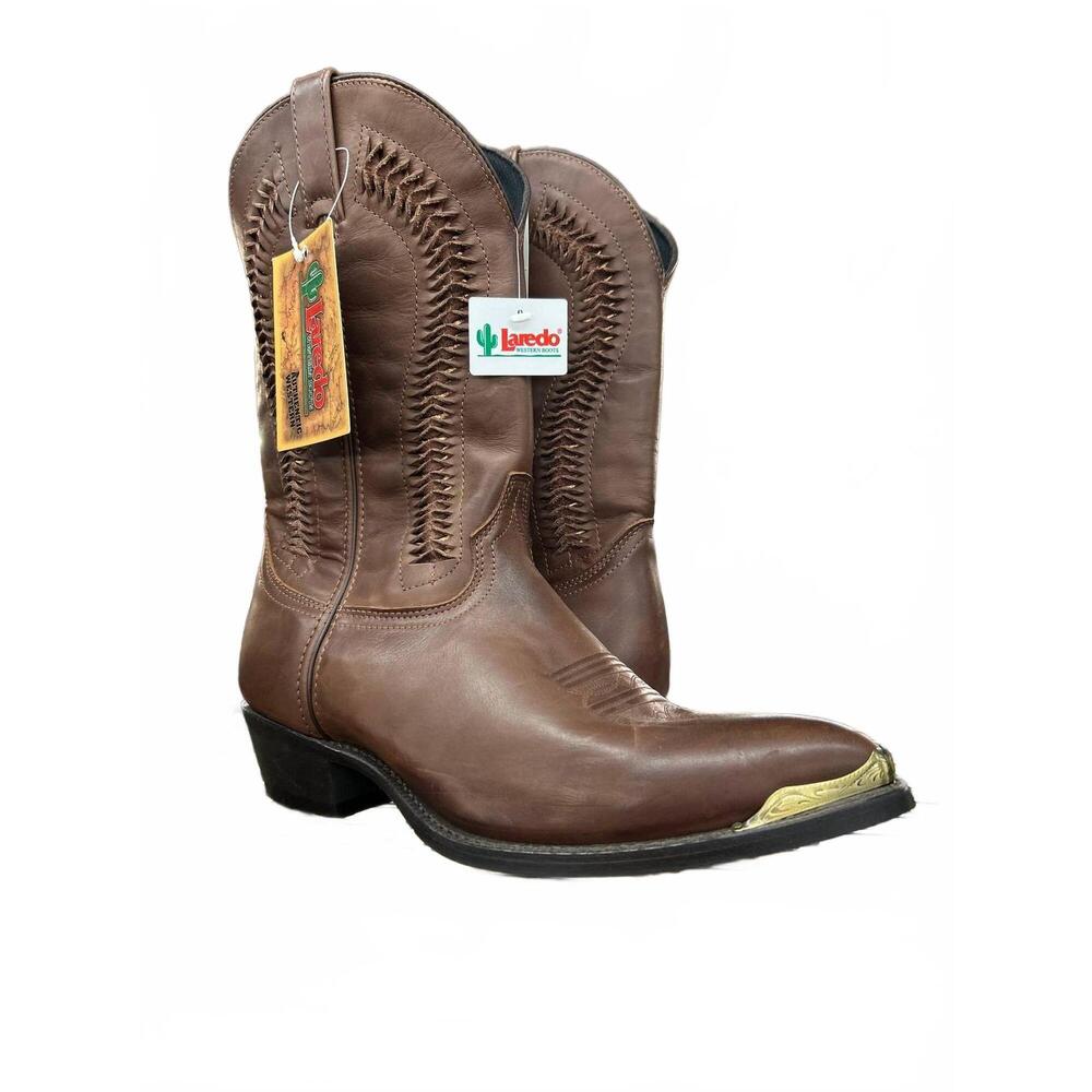 NEW LAREDO men's western boots in brown